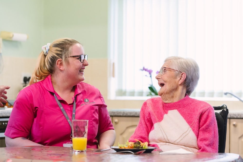 Female Carer & female client