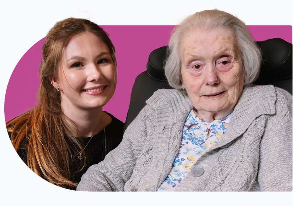 Female client & female Live-in Carer