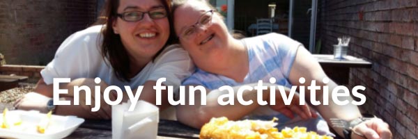 Enjoy fun activities with a disability Support Worker job