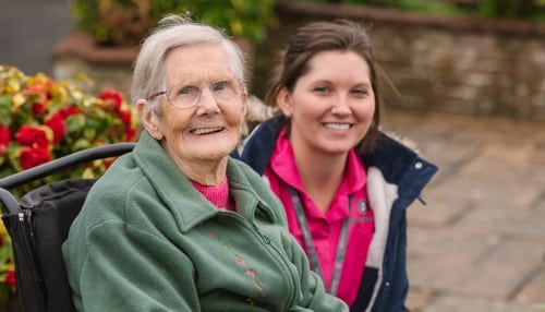 Female Carer & female client